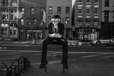 On a break. (West Broaday SOHO)