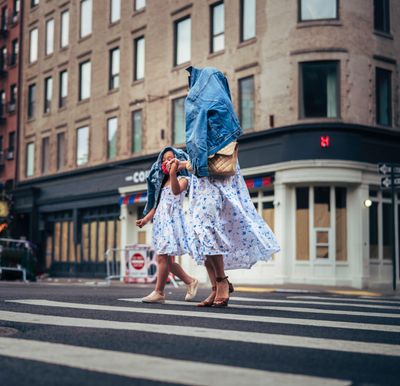 Matching outfits in Nolita