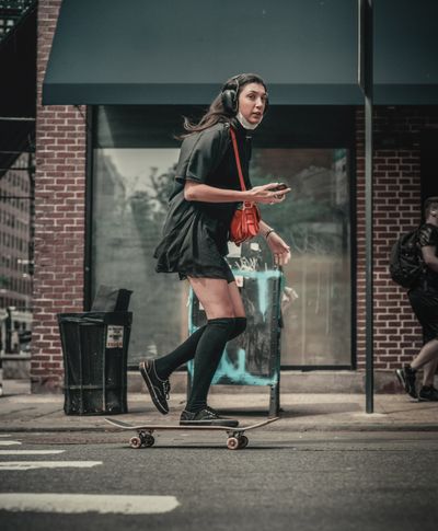 Skating in SOHO